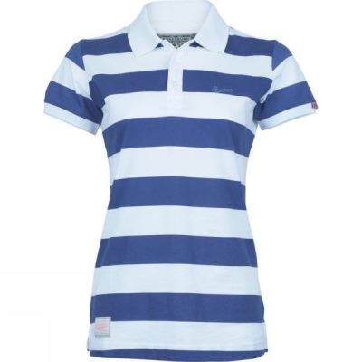 Polo Brakeburn Jersey Mujer Azul Marino / Blancas - Chile BDM014376